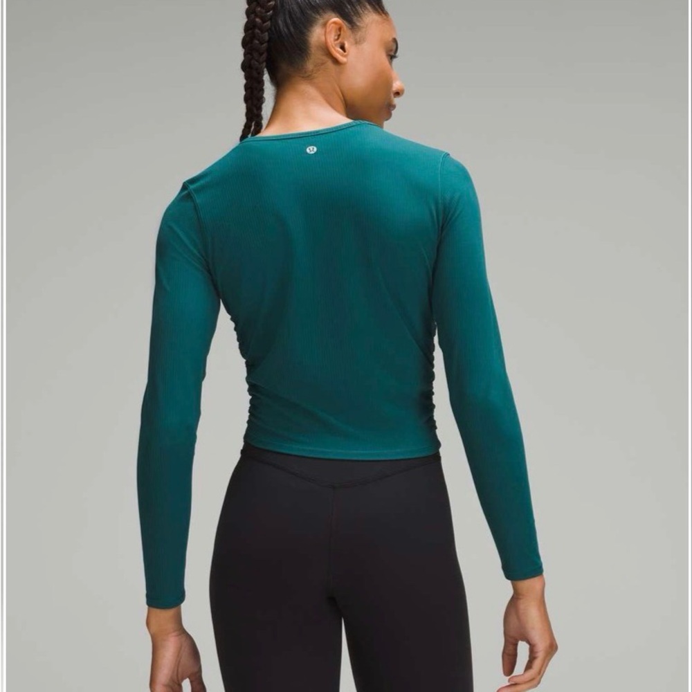 Lululemon All It Takes Ribbed Nulu Long-Sleeve Shirt Womens Size 8 NWOT